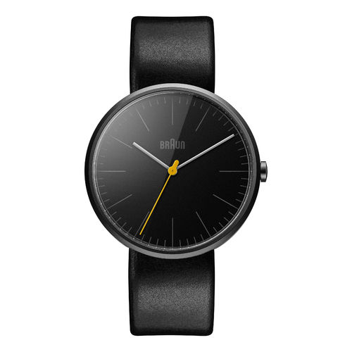 Braun BN0172BKBKG classic design gents watch, black, 66585