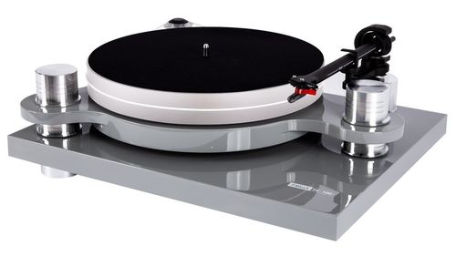 Audio Block PS-100+ turntable, silver, nice and modern design, brand new