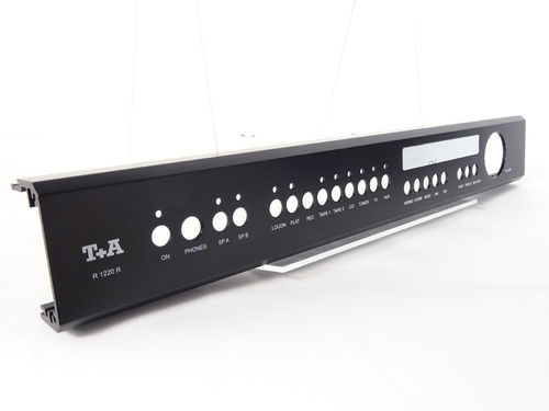 T&A HiFi R 1220 R front panel, black, new, HS165A