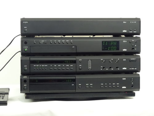 Braun Atelier complete system CC4, CD5, C4, PA4, black, very good condition