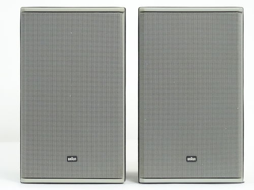 Braun HiFi CM5 Lautsprecher in grau, sehr guter Zustand, 5635/21146&21147
