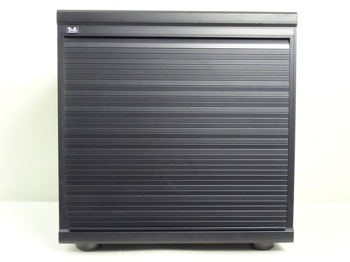 T&A equipment cabinet with roller shutter, black, good condition, 6124
