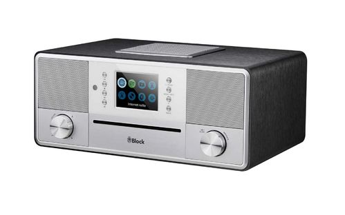 Block SR-50 Smartradio, Anthrazit, schönes und modernes Design, Neu+OVP