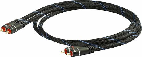 Black Connect hochwertiges Cinch Kabel, 0,5 m/1 m/1,5 m/2,5 m/3,5 m/ 5 m/7,5m