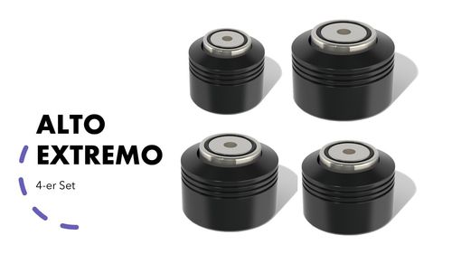 Alto-Extremo: High End Absorber LSP1 in set of 4, black, new+OVP