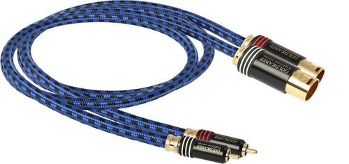 Gold cable CINCH-XLR MKIII cable, 0.5m, 0.75m, 1m, 1.5m, 2.5m, 3.5m, 5m