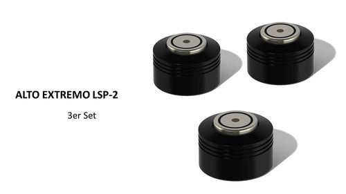 Alto-Extremo: High End Absorber LSP2 in set of 3, black, new+OVP