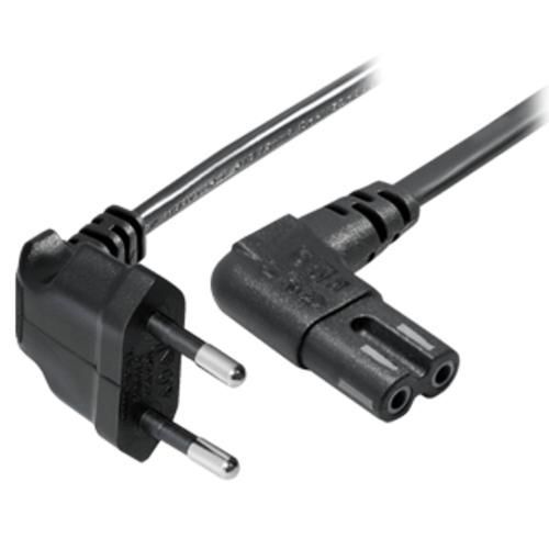 N8-0.30 Angle euro plug to angle double groove coupling, 0.30 m, black, new