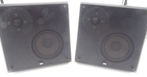 Braun HiFi LSV loudspeaker, black, very good condition, 7083/14217&14216