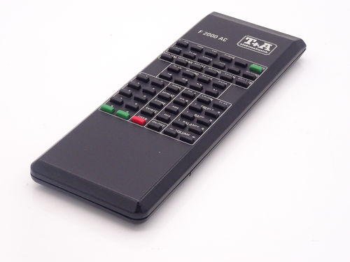 T&A HiFi F2000AC original remote control, black, very good condition
