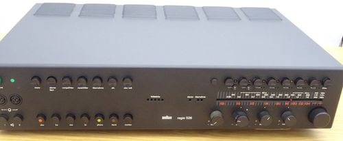 Braun Regie 526 receiver, black, very good condition, 7301/100445