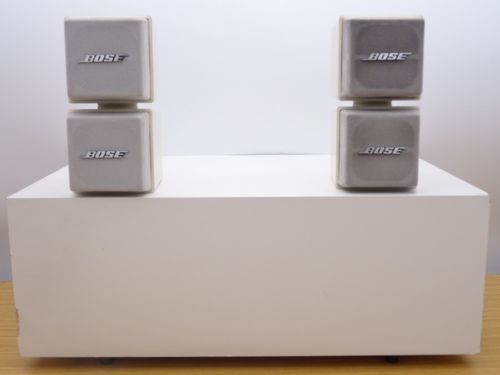 Bose Acoustimass Serie 1 Lautsprechersystem, Weiß, sehr guter Zustand, 7448