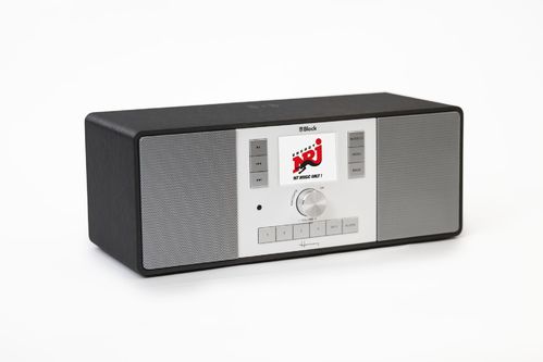 Audio Block Harmony Smart Radio in retro design, anthracite, Bluetooth