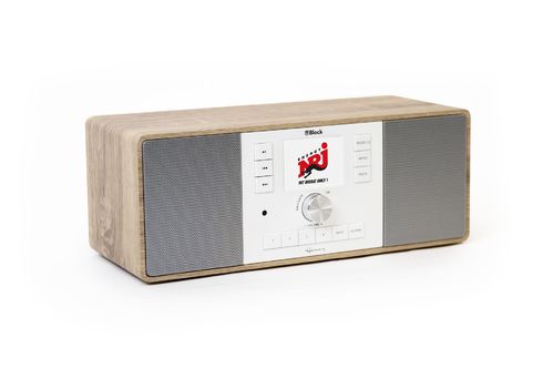 Audio Block Harmony Smart Radio in retro design, walnut, Bluetooth