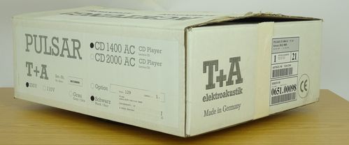 T&A Pulsar CD 1400 AC CD-Player, Schwarz, guter Zustand, 7514/0651S00096